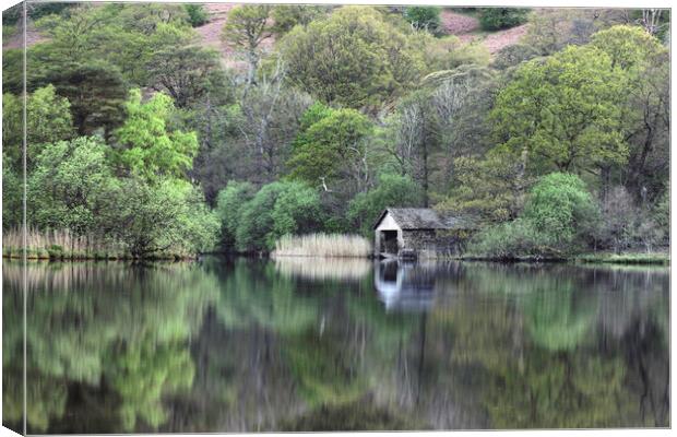 Serenity on Rydal Water Canvas Print by James Marsden