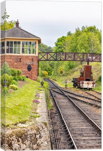 on the right Track Canvas Print by James Marsden