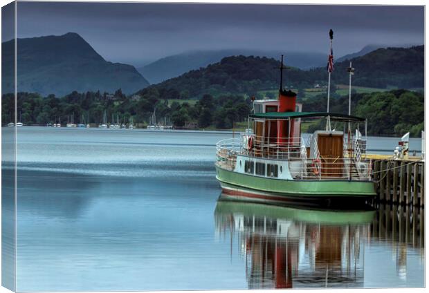The old Steamer Canvas Print by James Marsden