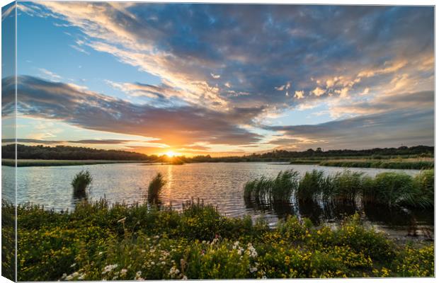 Yorkshire Sunset Canvas Print by Nigel Smith