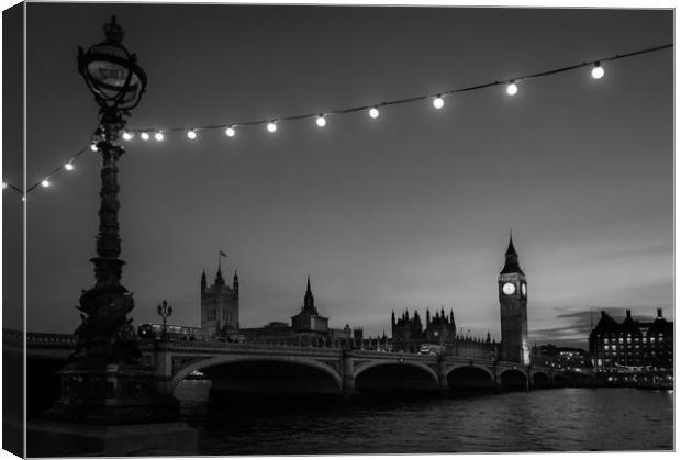 Westminster Bridge, London Canvas Print by Ed Alexander
