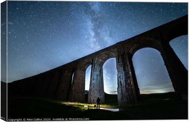 Underneath the arches Canvas Print by Pete Collins