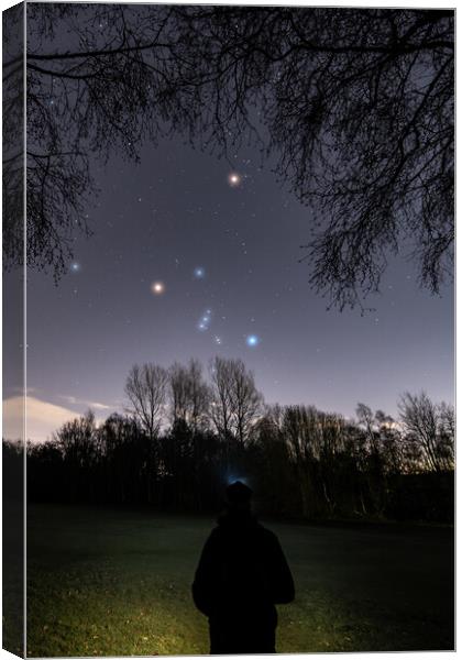 Orion and Me Canvas Print by Pete Collins