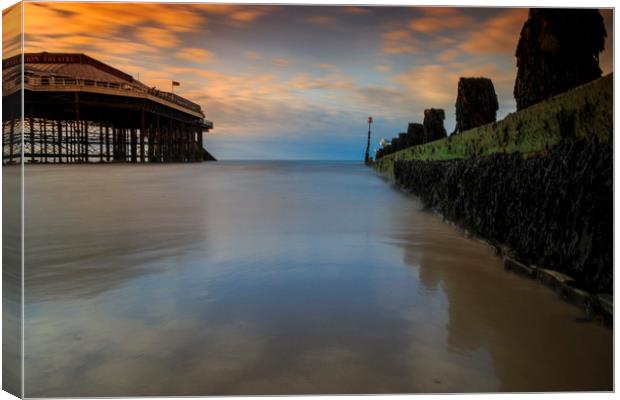 "Ethereal Tranquility: A Captivating Cromer Pier C Canvas Print by Mel RJ Smith