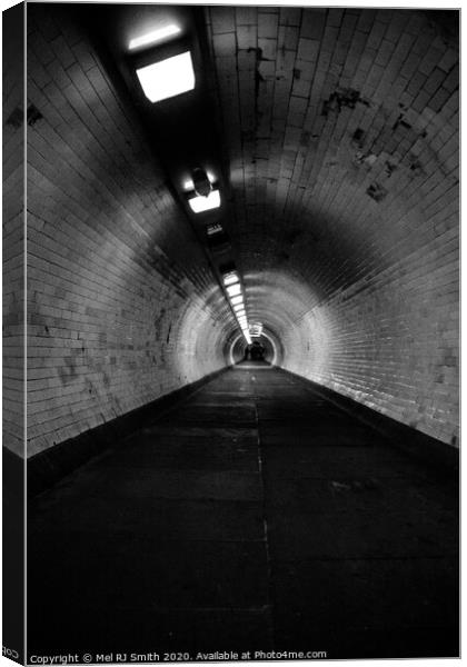 The Enchanting Thames Tunnel Canvas Print by Mel RJ Smith