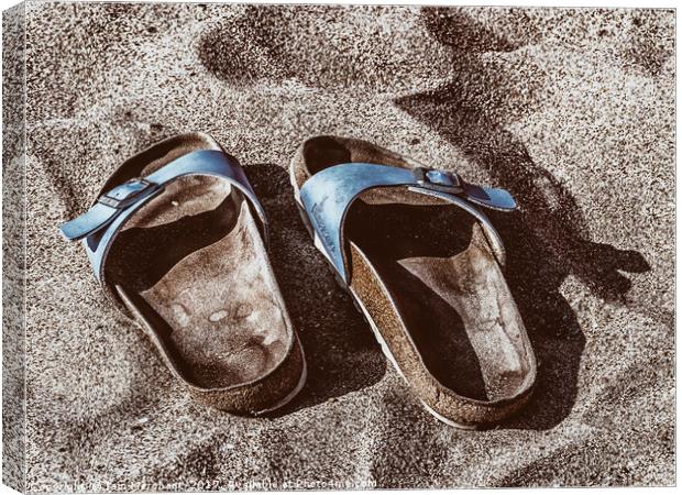 Sand in my shoes Canvas Print by Iain Merchant
