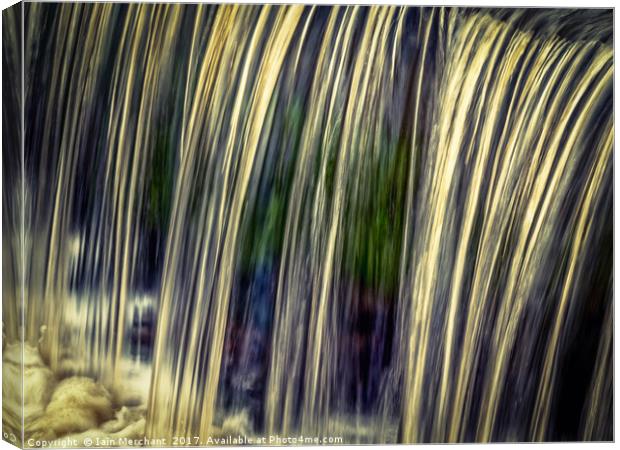 Water Falls... Canvas Print by Iain Merchant