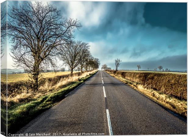 The Road to Marefield Canvas Print by Iain Merchant