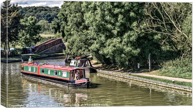 Navigating the Waterways Canvas Print by Iain Merchant