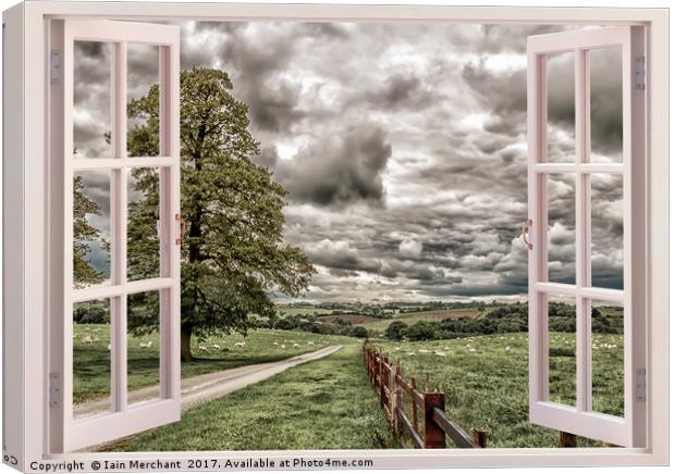 Window to the Weather Canvas Print by Iain Merchant