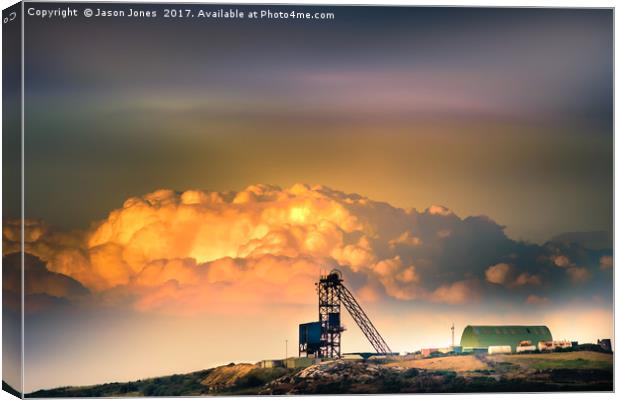 Old Copper Mine on Anglesey Canvas Print by Jason Jones