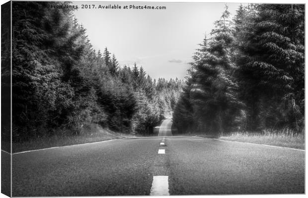 Denbigh Moors - Evo Triangle, B4501 Road Canvas Print by Jason Jones