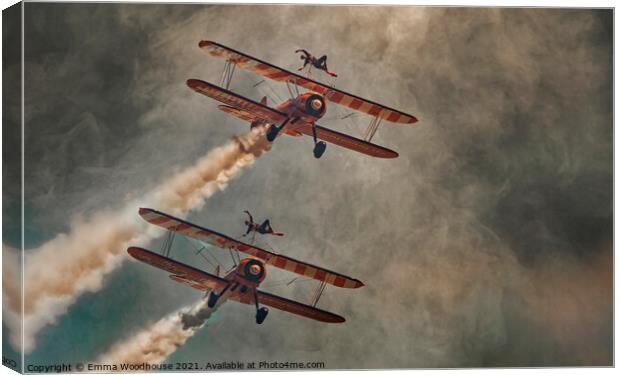 Wing Walkers Canvas Print by Emma Woodhouse