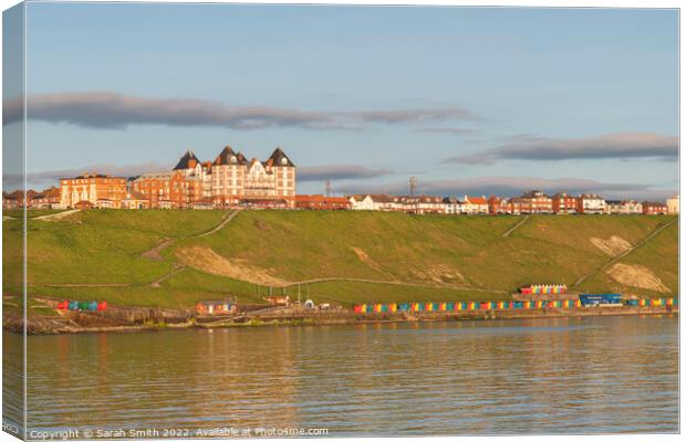 Whitby Seafront Canvas Print by Sarah Smith