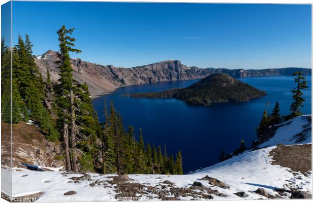Crater Lake National Park Canvas Print by Sarah Smith