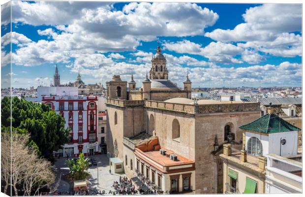 Anunciation Church, Seville Canvas Print by KB Photo