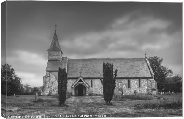 Church of St Peter ad Vincula, Hampshire, England Canvas Print by KB Photo