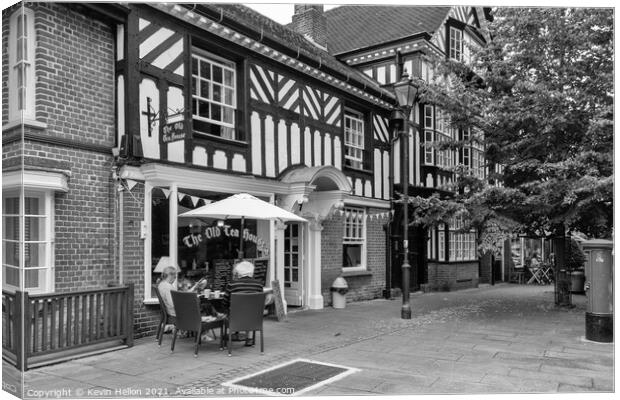 The Old Tea House, Beaconsfield Canvas Print by Kevin Hellon