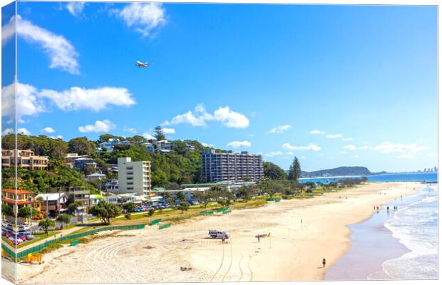 Currumbin beach, Gold Coast,Queensland, Australia Canvas Print by Kevin Hellon