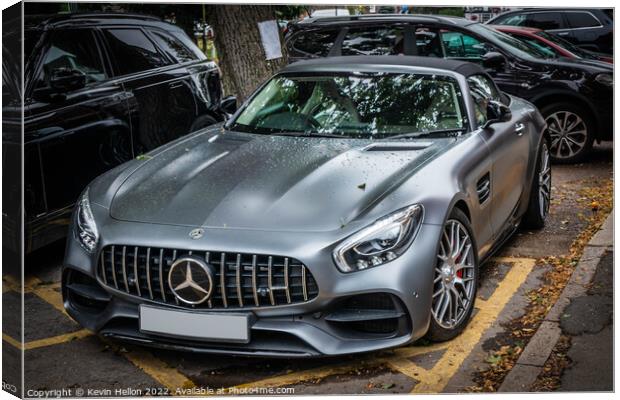 Mercedes AMG SL Roadster Canvas Print by Kevin Hellon