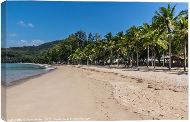 Kamala Beach, Phuket, Thailand Canvas Print by Kevin Hellon