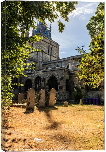 St Mary's CHurch, Canvas Print by Kevin Hellon