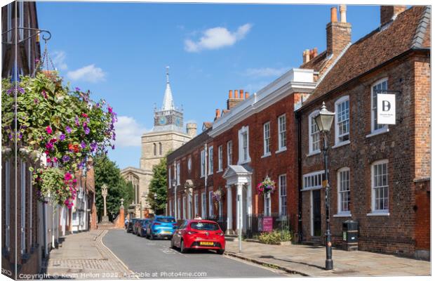 Church Street, Old Aylesbury, Canvas Print by Kevin Hellon