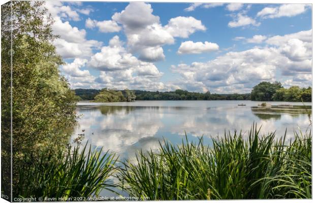 Little Marlow Lakes Country Park Canvas Print by Kevin Hellon