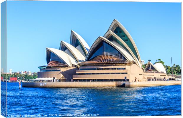 View of the Opera House Canvas Print by Kevin Hellon