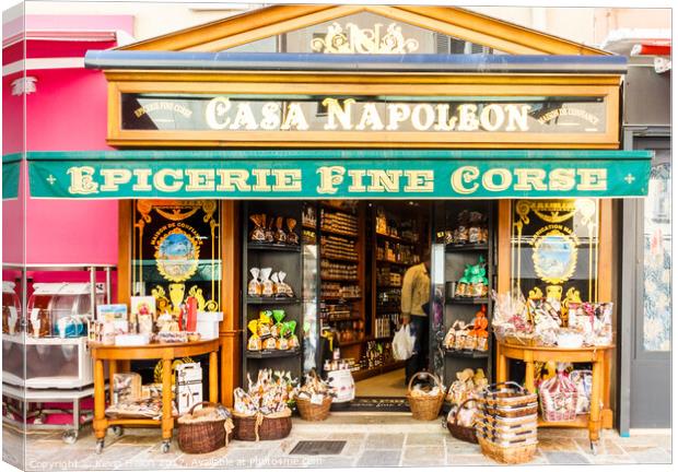 Casa Napoleon grocers  Canvas Print by Kevin Hellon