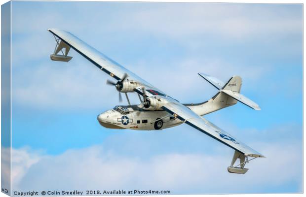 Canadian Vickers Canso A 11005 G-PBYA Canvas Print by Colin Smedley