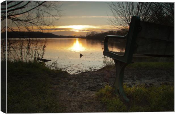 A place to reflect Canvas Print by Richard Jones