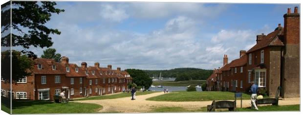 Buckler's Hard         Canvas Print by Mike Lanning