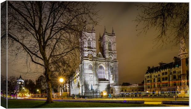 Westminster Abbey Canvas Print by Mike Lanning