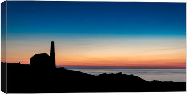 Trevellas Sunset Canvas Print by Mike Lanning