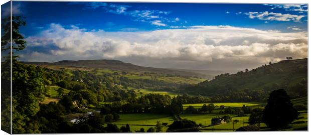 Swaledale Dawn 3 Canvas Print by Mike Lanning