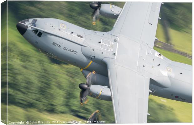 A400M Atlas Canvas Print by John Breuilly