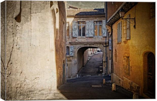 Early Morning Medieval Streets of Auch Canvas Print by Nicholas Jones