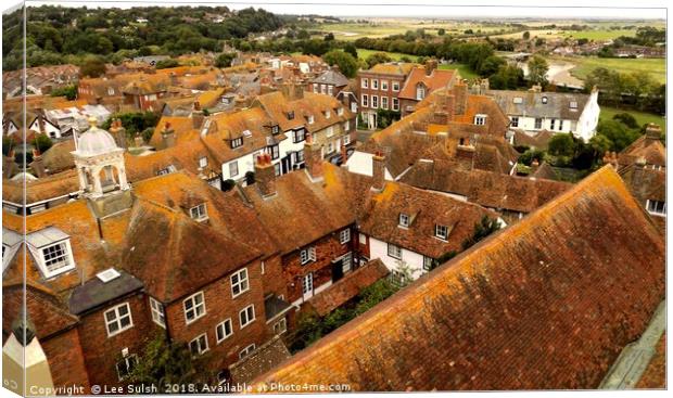 RYE TOWN Canvas Print by Lee Sulsh
