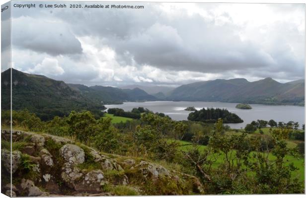View from Castle head lake District Canvas Print by Lee Sulsh