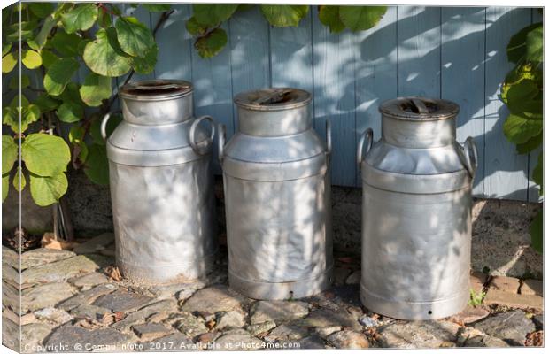 three churns on a farm Canvas Print by Chris Willemsen