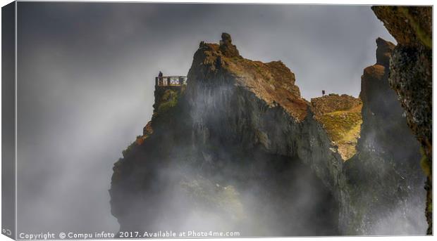 people on the pico arieiro on madeira island Canvas Print by Chris Willemsen