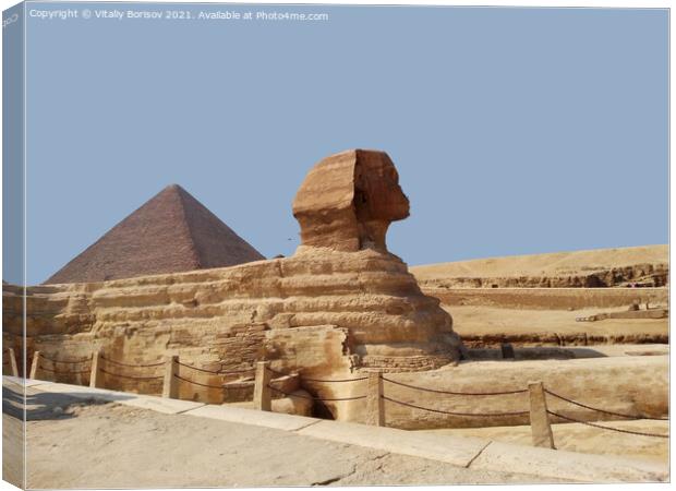 Great Sphinx of Giza Canvas Print by Vitaliy Borisov