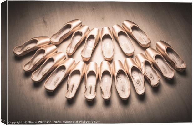 Ballet Shoes Canvas Print by Simon Wilkinson