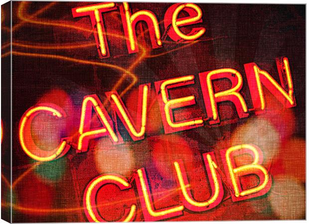 Cavern Glow Canvas Print by Neil Gavin