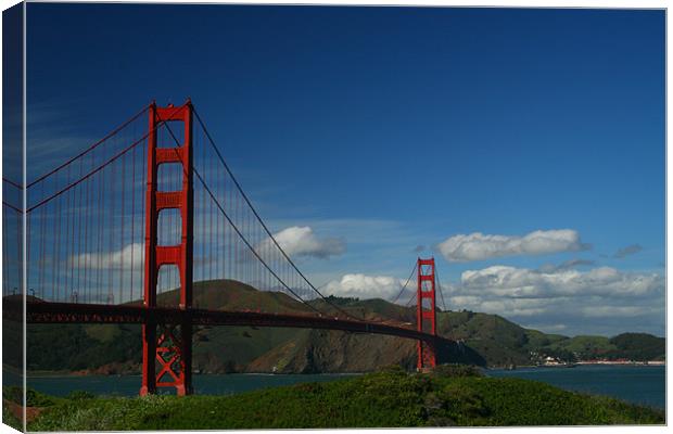 Golden Gate Bridge Canvas Print by Neil Gavin