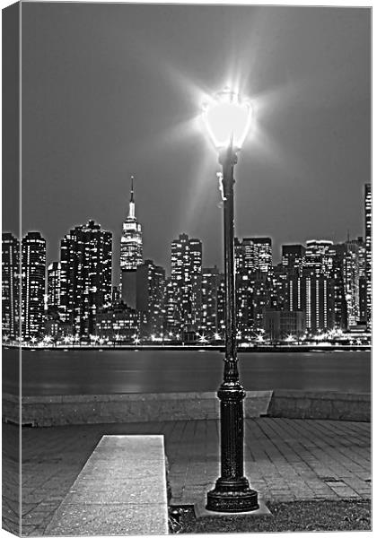 Manhattan View Canvas Print by Neil Gavin