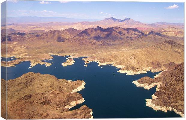 Lake Mead Canvas Print by Catherine Fowler