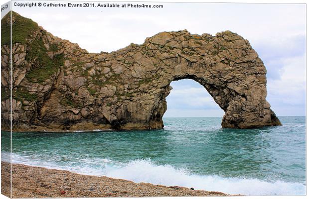 Durdle Door Canvas Print by Catherine Fowler