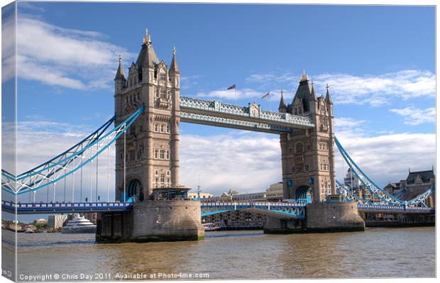 Tower Bridge Canvas Print by Chris Day